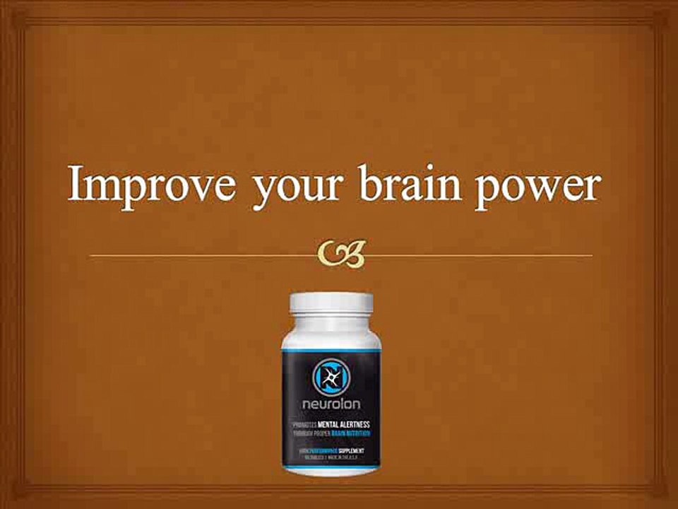 Improve your brain power