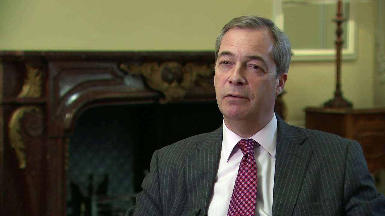 Farage: Trump will be the "champion of ordinary" Americans