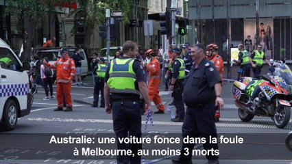 Australie: une voiture fonce dans la foule à Melbourne