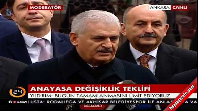 Başbakan Binali Yıldırım basın mensuplarının sorularını yanıtladı