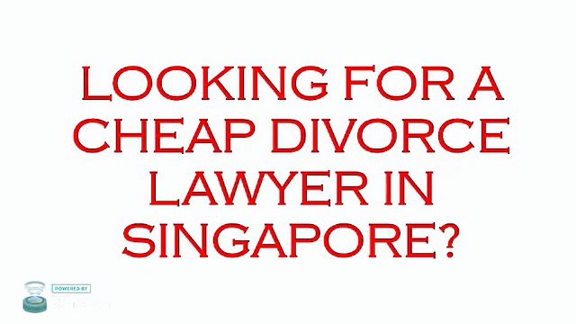 Cheap Divorce Lawyer Singapore - Call 9001 0403