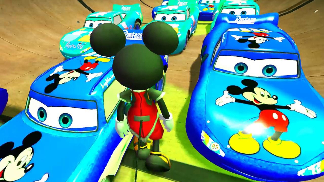 Mickey Mouse Nursery Rnymes Songs McQueen Custom Peppa Pig 2016 Finger Family