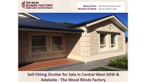 Self Fitting Shutter for Sale in Central West NSW & Adelaide - The Wood Blinds Factory