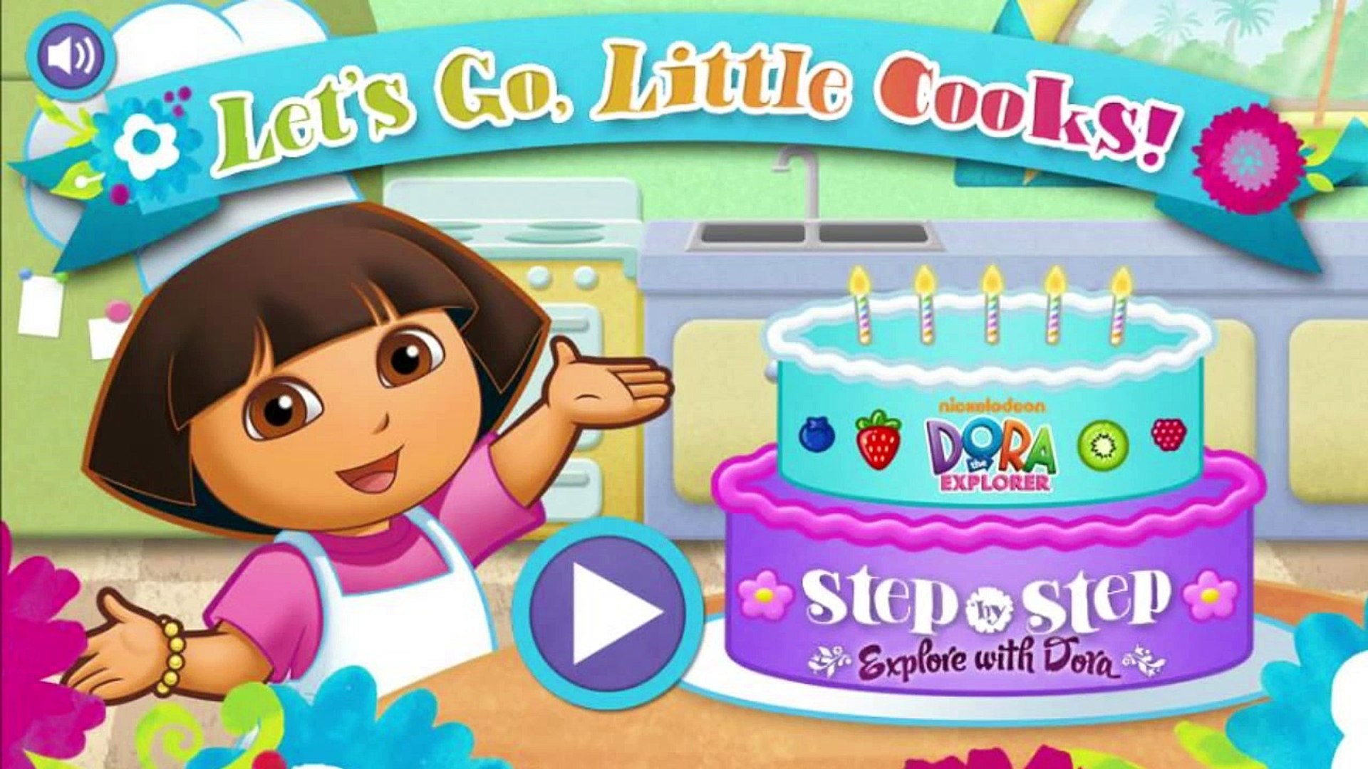 Dora Games Lets Go Little Cooks Dora Games Video Dailymotion