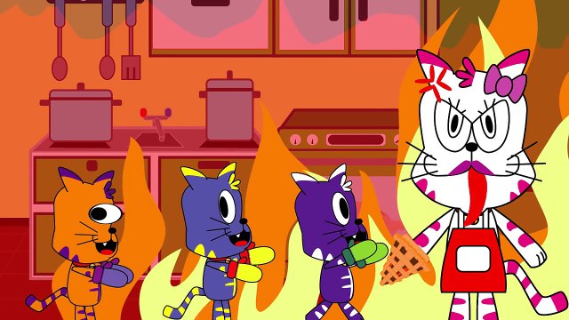 Three Little Kittens #6 ano.colors | Children Nursery Rhyme | Kids Songs | Baby Puff Puff