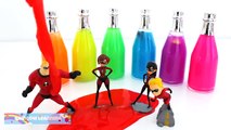 SLIME Clay Surprise Patrick Incredibles Jasmine Learn Colors RainbowLearning