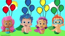 Bubble Guppies Learn Colors Coloring Page! Fun Balloon Activity with Gil Molly Nonny Oona