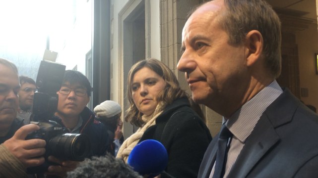 Jean-Jacques Urvoas inaugure la nouvelle cité judiciaire