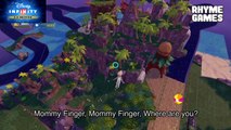 Tinker Bell exploring Neverland from Disney Peter Pan - Daddy Finger Family Childrens Nursery Rhyme