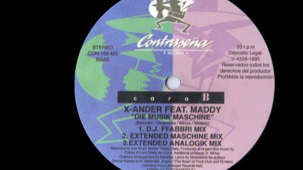 X-Ander - Die Musik Maschine (Extended Analogik Mix) (B3)