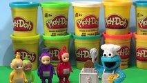 Play Doh Teletubbies with The Cookie Monster Chef , a Magical Play Doh Tubby Toaster for Tubby Toast