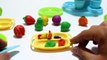 Learn names of fruits and vegetables with playdoh fruits and vegetables