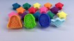 Fun Learning Colours with Glitter Play Doh Stars with Star Wars Molds Creative for Kids