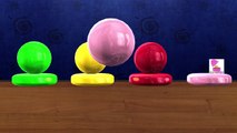 Learn Colors with Candy Balls, Teach Colours, Baby Children Kids Learning Videos for Baby Rhymes