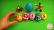 Kinder Surprise Egg Learn A Word! Spelling Food Lesson B Teaching Letters Opening Eggs & Toys