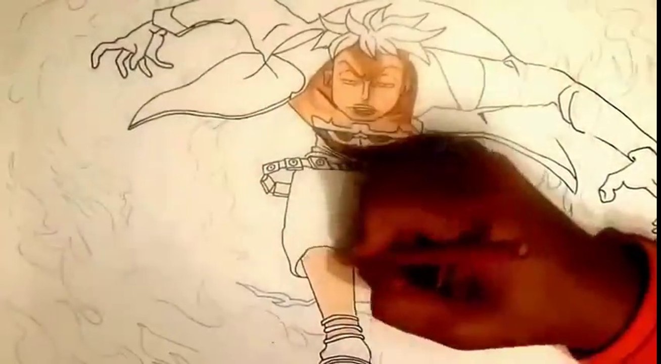 Drawing MarcoThe Phoenix from ONE PIECE