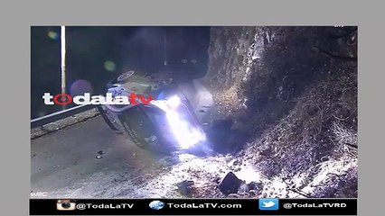 Tragedia en el rally de Montecarlo; Auto se volcó y mató espectador-Video