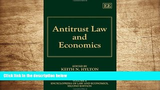DOWNLOAD EBOOK Antitrust Law and Economics (Encyclopedia of Law and Economics)  Full Book