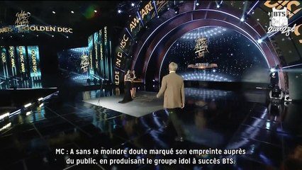 [CUT] 170114 31st Golden Disk Awards Best Producer Bang PD: Rap Monster (VOSTFR)