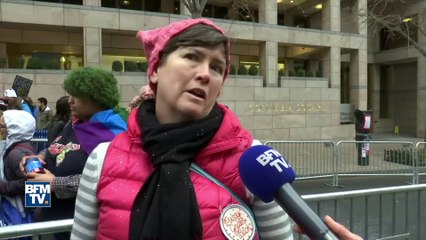 Investiture de Trump: une opposante dit avoir "peur pour les femmes et les homosexuels"