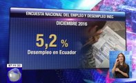 Ecuador con la tasa de desempleo más baja de la región