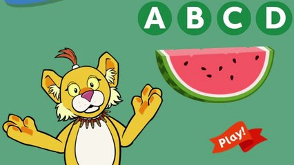 Between The Lions - ABCD Watermelon Letter Recognition Education Game For Children