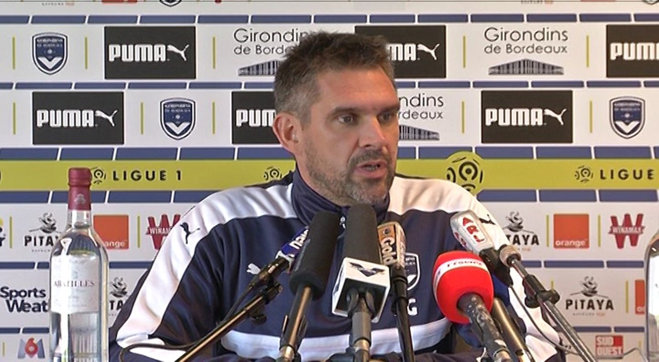 Conférence - Jocelyn Gourvennec avant le derby