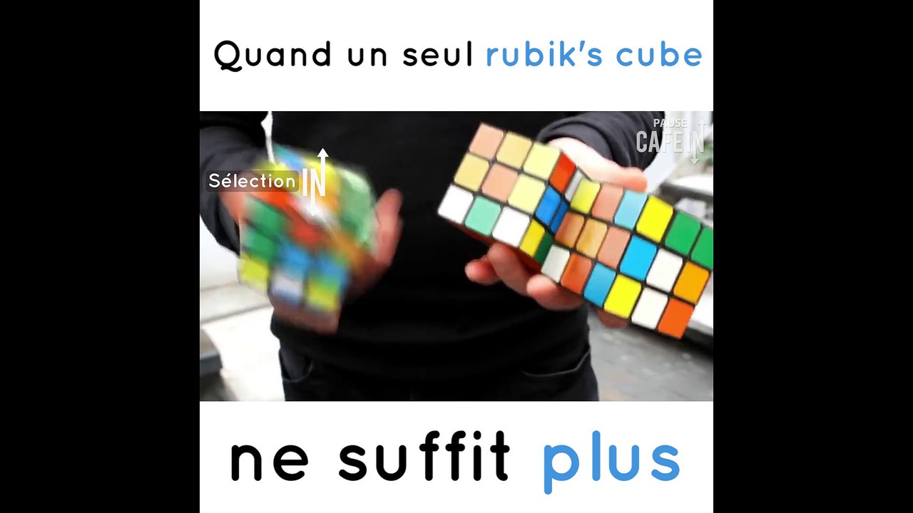 Cet homme jongle avec 3 rubik's et les résout en moins de 20 secondes
