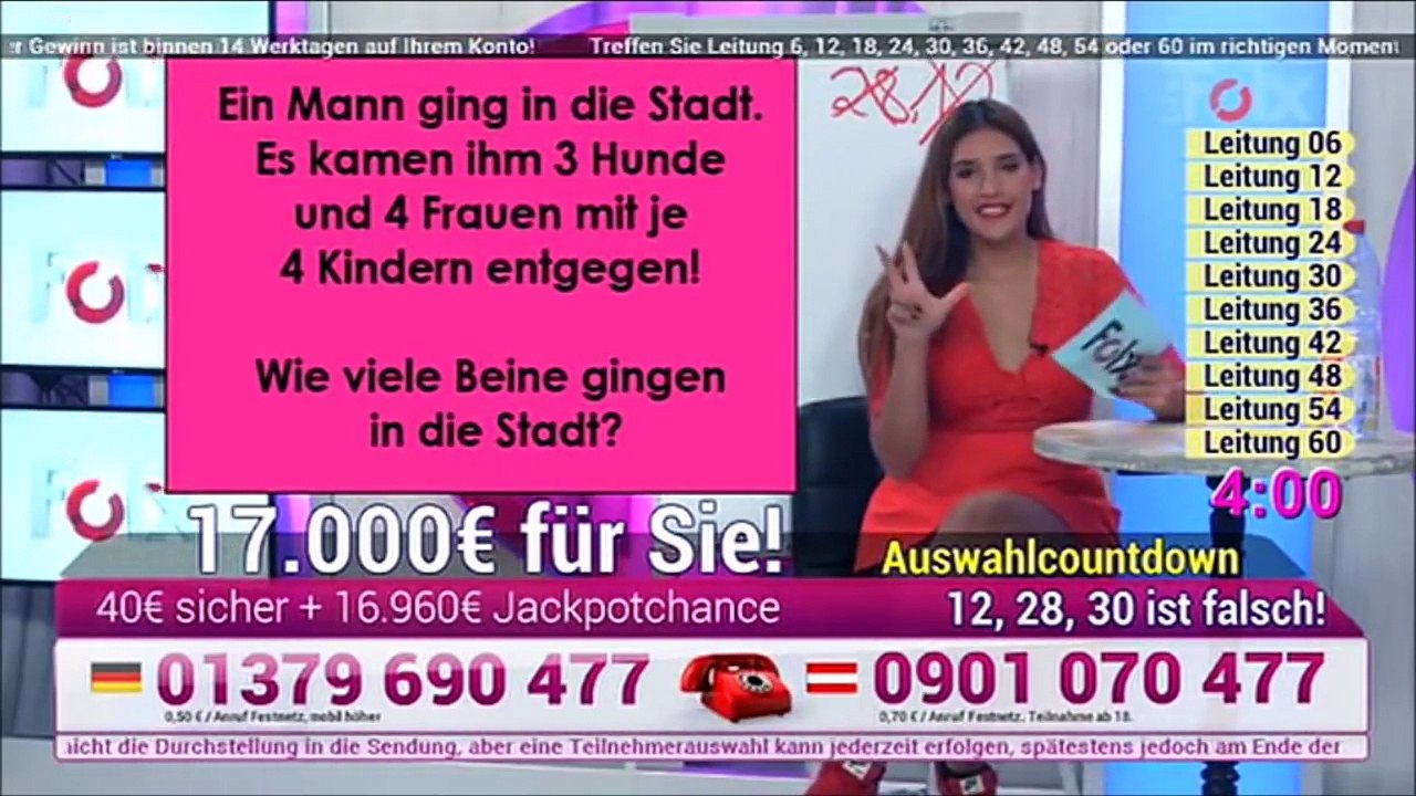 Folx Quiz: 'viele Gewinner' = Fake-Klingeln und Lügen (25.10.2016)