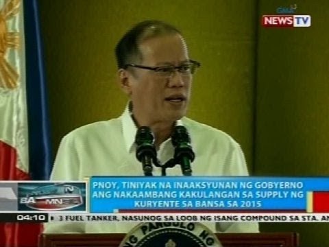 PNoy, tiniyak na inaaksyunan ng gobyerno ang nakaambang kakulangan sa supply ng kuryente sa bansa