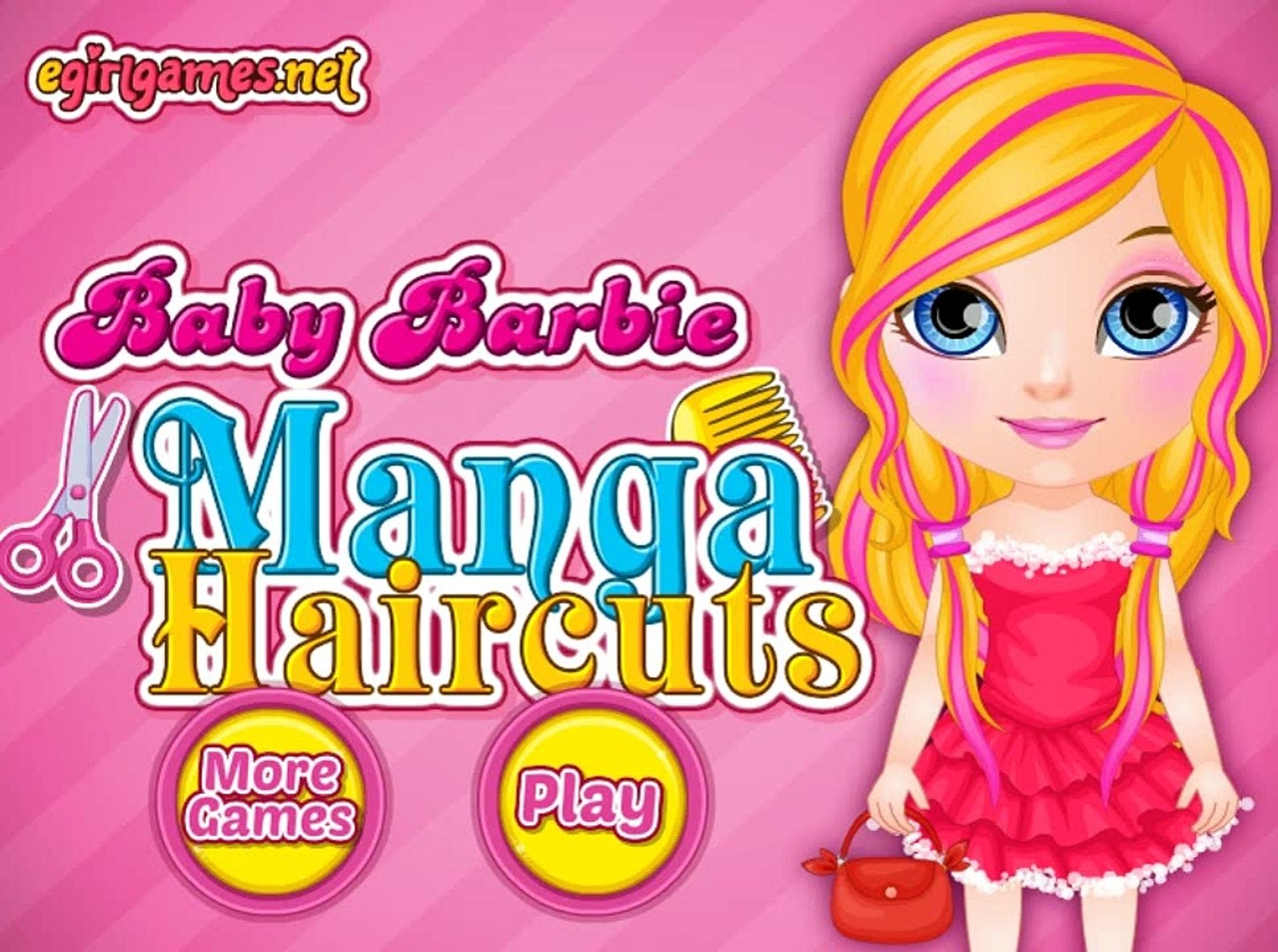 barbie haircut and shampoo games