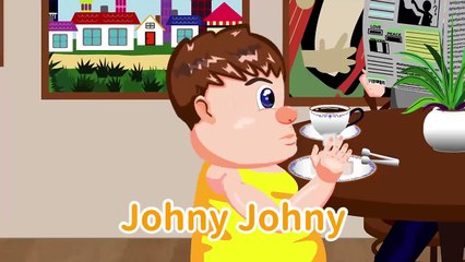 Karaoke; Johny Johny Yes Papa| Children Nursery Rhyme | Kids Songs | Baby Puff Puff