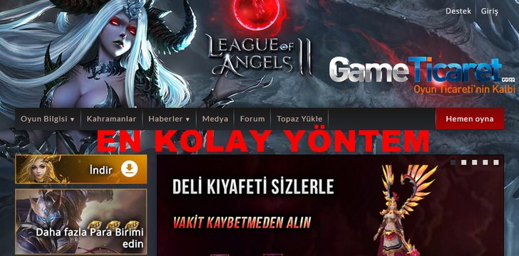 League of Angels 2 Topaz Nasıl Alınır? League of Angels 2 Topaz Kodları Nereden Yüklenir?