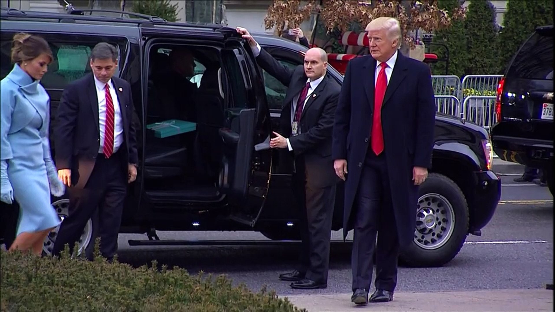 Trump inicia atividades do dia da posse