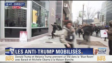 Investiture de Trump : des violences dans les rues de Washington