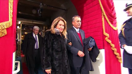 Download Video: Former House Speakers Boehner and Gingrich arrive for Trump inauguration