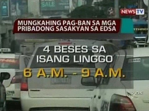 SONA: LTFRB, iminungkahing ipagbawal ang mga private vehicle sa EDSA, apat na beses sa isang linggo