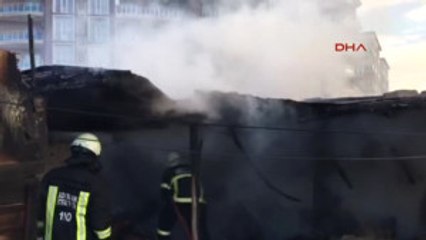 Adıyaman'da Odunlukta Yangın