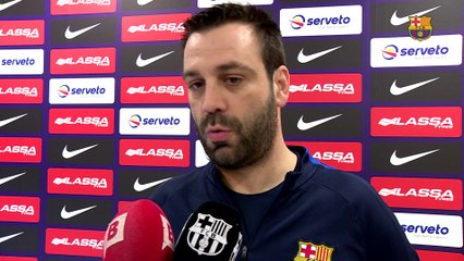 Ricard Muñoz y Sergi Fernandez analizan el partido de la OK Liga contra El Vendrell