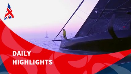 D75 : Alex Thomson's arrival / Vendée Globe