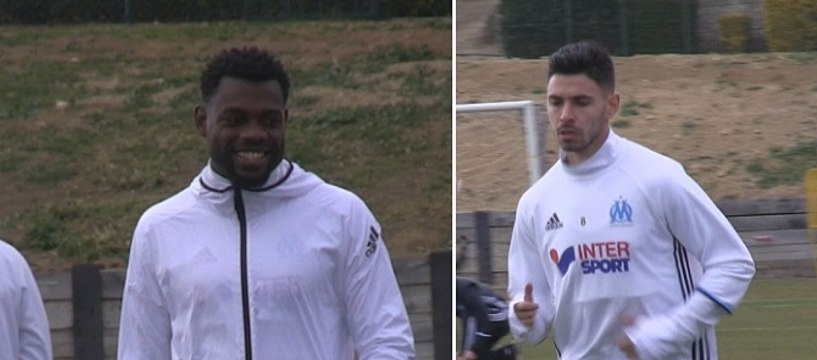A l'entraînement avec... Sanson et Bedimo
