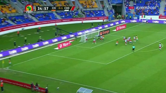 Wilfried Bony Goal HD - Ivory Coast	1-1	D.R. Congo 20.01.2017