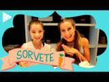 APRENDENDO A FAZER SORVETE DE MASSA | IVANA & SOFIA