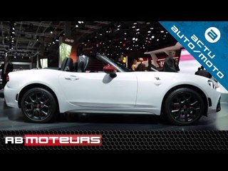 Mondial de l'Auto 2016: Présentation de l'Abarth 124 Spider