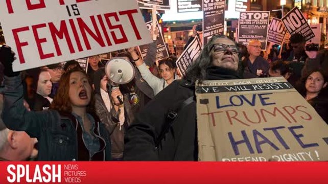 Protestors Take to the Streets on the Eve of Donald Trump's Inauguration