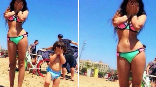 Shahrukh Khan Daughter Suhana Hot In Bikini With Abram irshad1093_HD