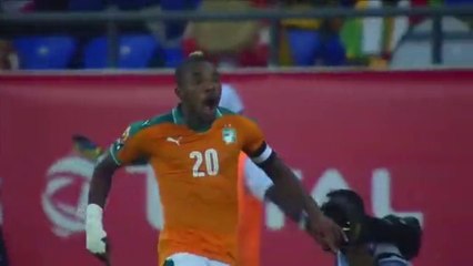 But de Die Serey - Côte d'Ivoire 2-2 R.D. Congo - 20.01.2017ᴴᴰ