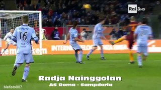AS Roma vs Sampdoria 19.01.2017 Nainggolan Džeko El Shaarawy