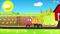 El Camión de bomberos es Rojo La zona de operación - Dibujo animado de coches - Carritos Para Niños