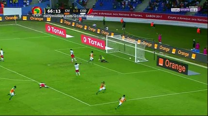 Serey Die Goal HD - Ivory Coast 2 - 2 D.R. Congo - 20.01.2017